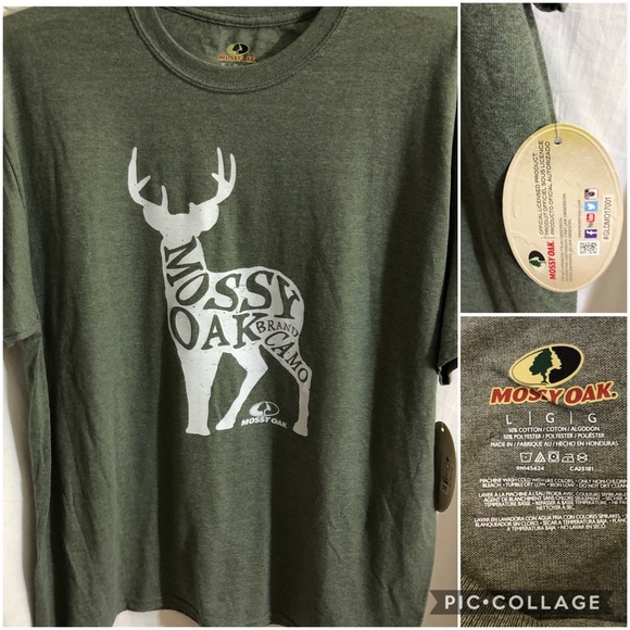 4/$25 sale Mossy oak Camo deer buck green T-shirt - Picture 4 of 8